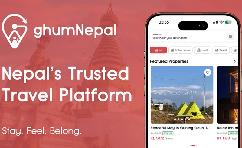 ghumNepal Travel Booking Platforms