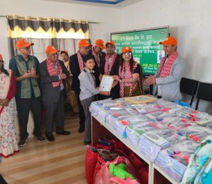 कृषि विकास बैंकद्वारा तिलिङ्गटार माविका विद्यार्थीलाई छात्रवृत्ति प्रदान