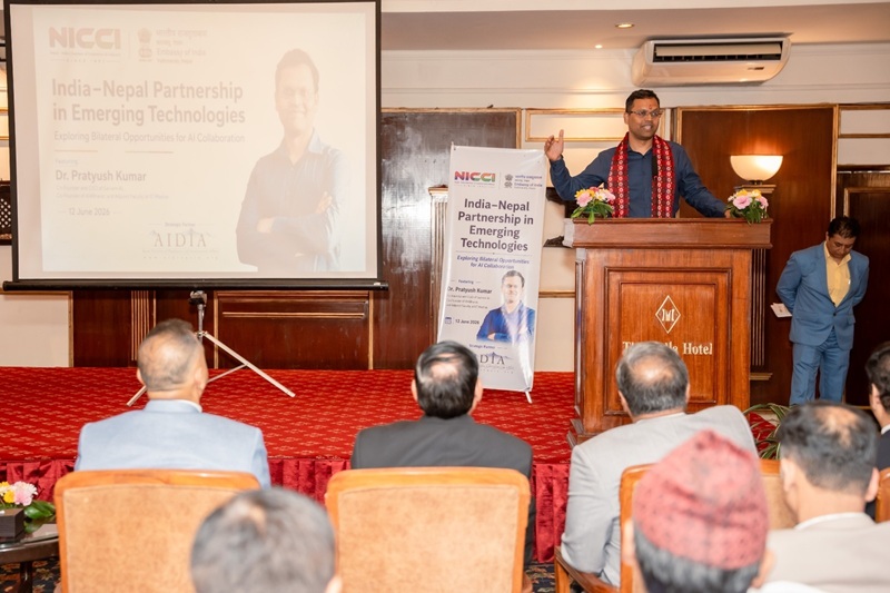 नेपाल-भारत एआई सहकार्यमा जोड, प्रविधिमा आधारित आर्थिक सहयोग सुदृढ गर्नुपर्ने 