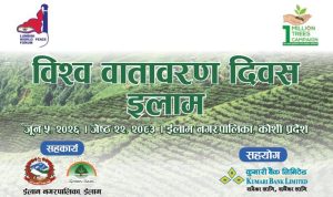 विश्व वातावरण दिवसमा कुमारी बैंकद्वारा इलाममा वृक्षारोपण कार्यक्रम सम्पन्न