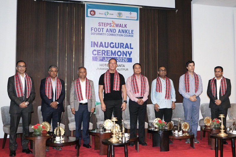 नेपाल मेडिसिटीमा देशकै पहिलो ‘स्टेप्सटुवाक कोर्ष’ सम्पन्न, ८ जनाको निःशुल्क शल्यक्रिया