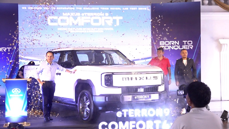 हिमालय मोट्क्सदद्वारा MAXUS eTERRON 9 Comfort पिकअप नेपालमा सार्वजनिक 
