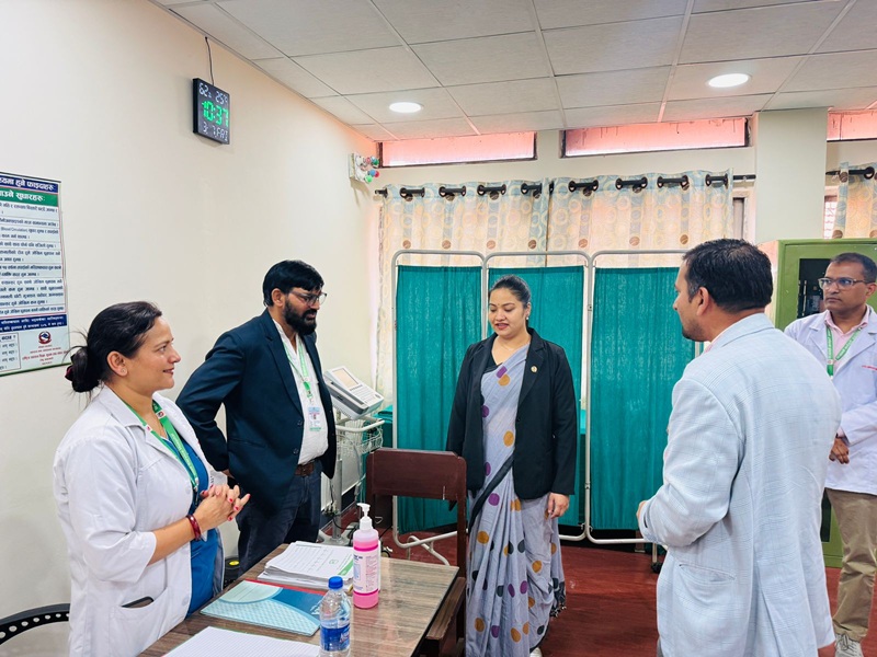 सिंहदरबारमै सुरु भयो निजामती कर्मचारी अस्पतालको सेवा इकाई