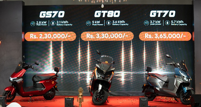 याडिया नेपालद्वारा नयाँ GS70, GT70 र GT80 विद्युतीय स्कुटरहरू सार्वजनिक