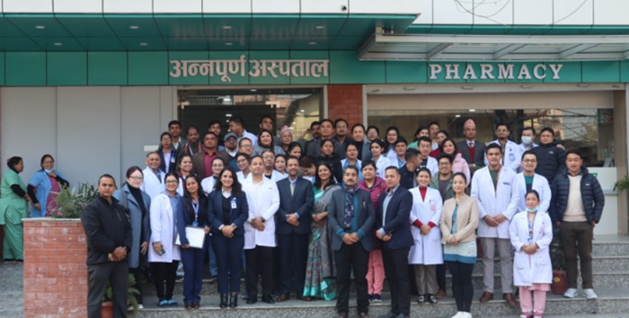 बाढीपीडितको उद्धार तथा राहतका लागि अन्नपूर्ण न्युरो अस्पतालद्वारा ३० लाख सहयोग