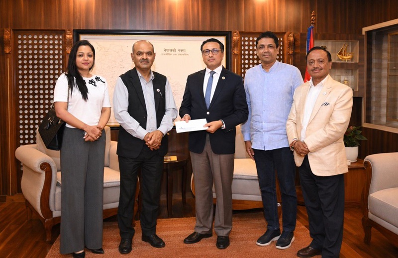 बीएलसी ग्लोबल होल्डिङ्सद्वारा बाढी प्रभावितका लागि ३ करोड ३६ लाख ७० हजार  सहयोग 