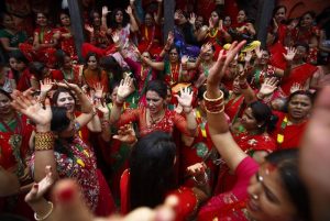 आज हिन्दु नारीहरुको महान पर्व हरितालिका तीज