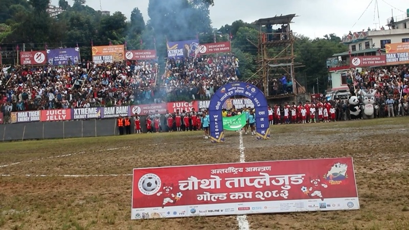सलहेसले जित्यो चौथो ताप्लेजुङ गोल्डकपको उपाधि, फाइनलअघि मेसी सम्मानित