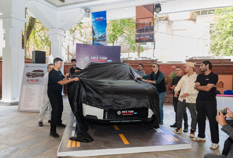 MG Hector Tomahawk EV नेपाली बजारमा सार्वजनिक: मूल्य रु. ५७ लाख ९९ हजारबाट सुरु