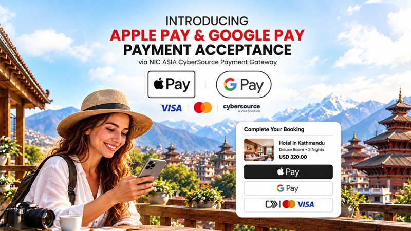 एन आई सी एशिया बैंकद्वारा नेपालमै पहिलो पटक Apple Pay र Google Pay सेवा सुरु